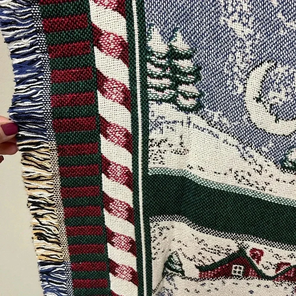 Christmas Santa Goodwin Weavers Throw Blanket 58
